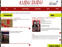 Tablet Screenshot of lubudubu.com.pl
